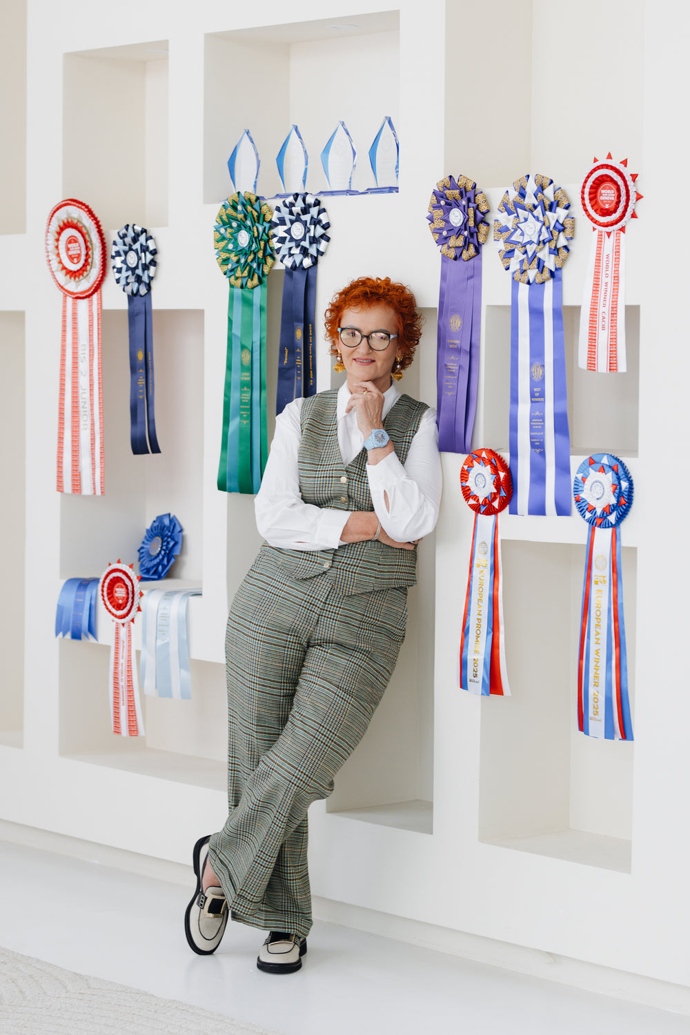 Janita teisėjauja ringe